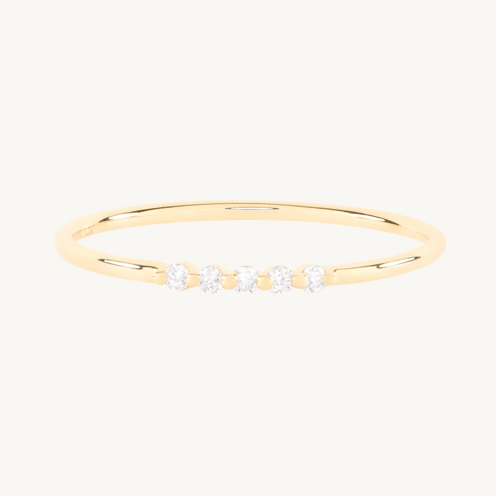 Comet Diamond Ring