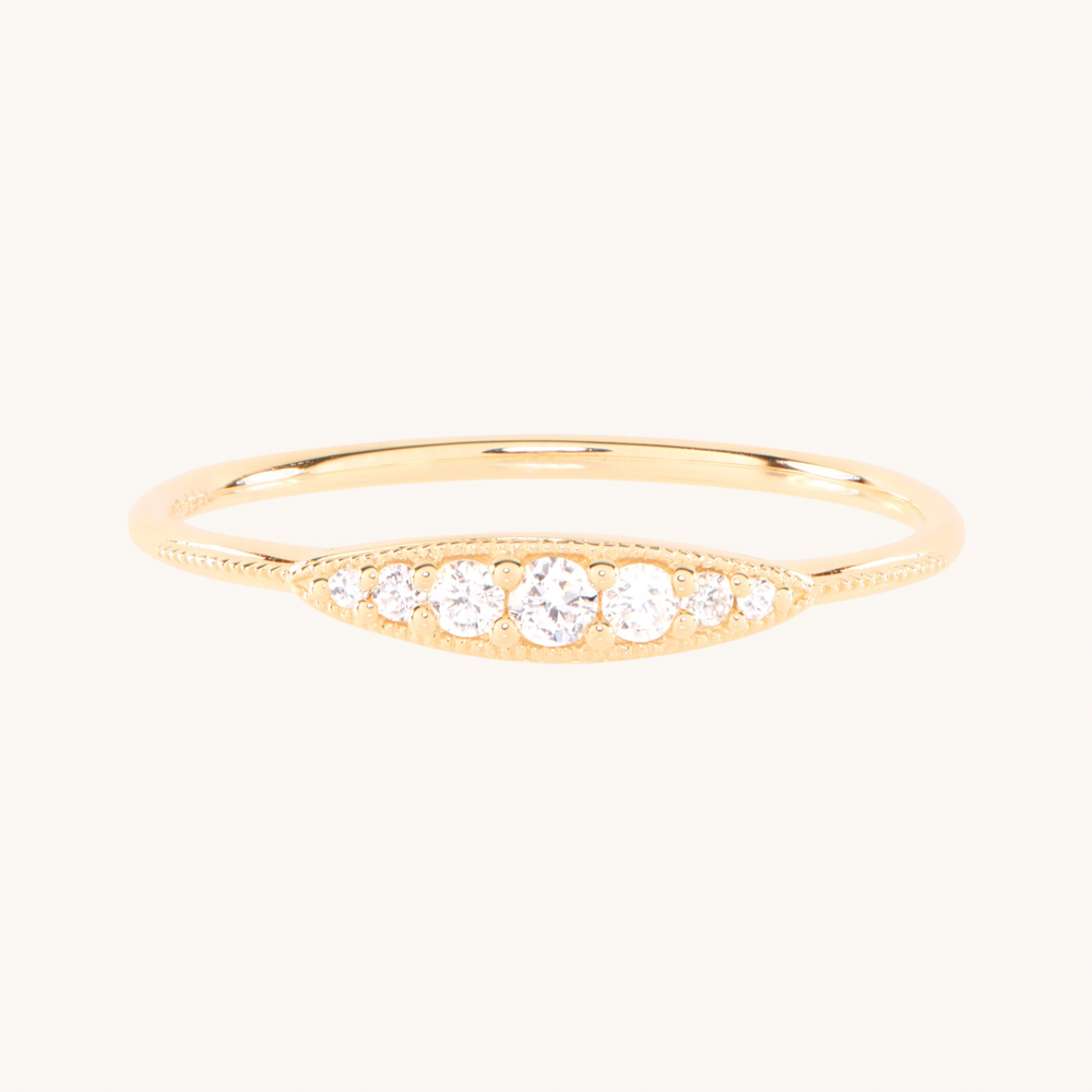 City Moon Diamond Ring