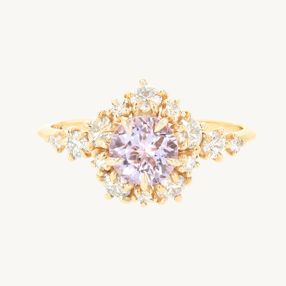 Cherry Blossom Morganite Ring