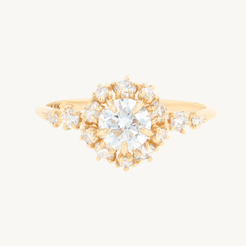 Cherry Blossom Lab Grown Diamond Ring
