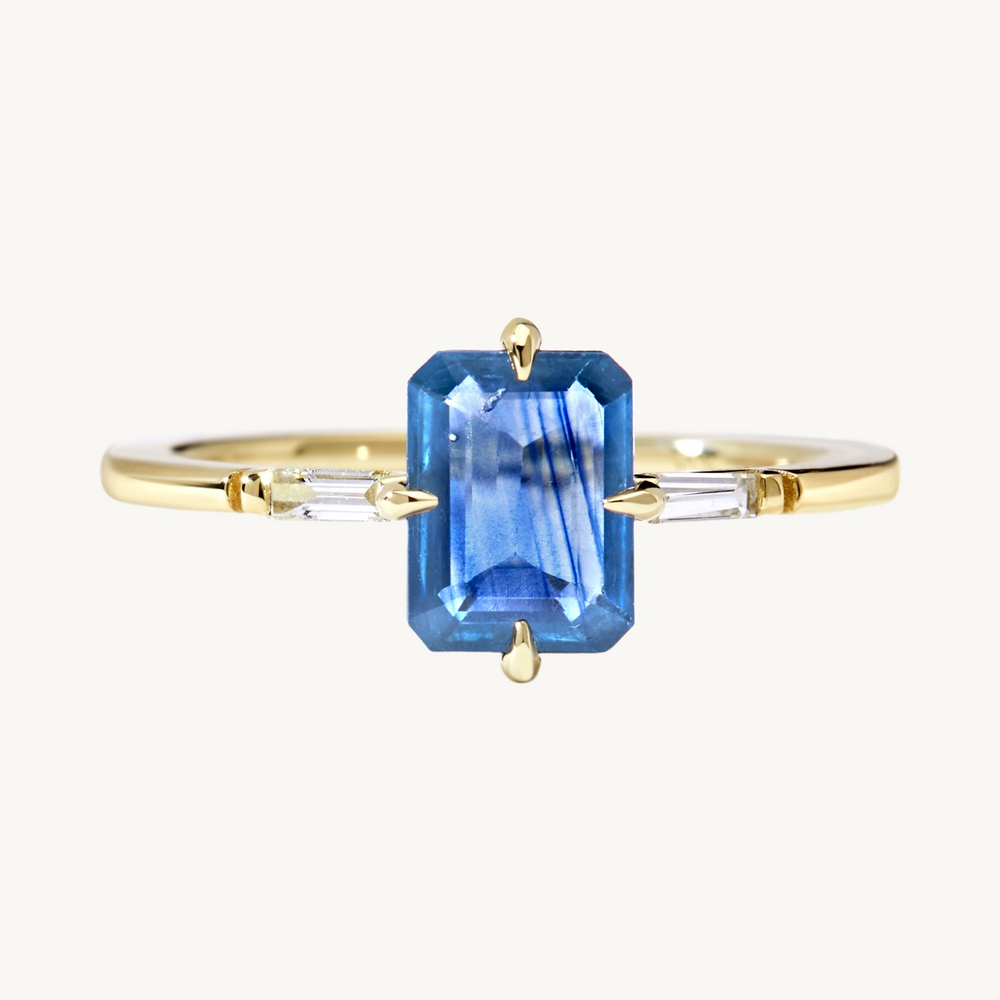 Cerulean Sapphire Ring