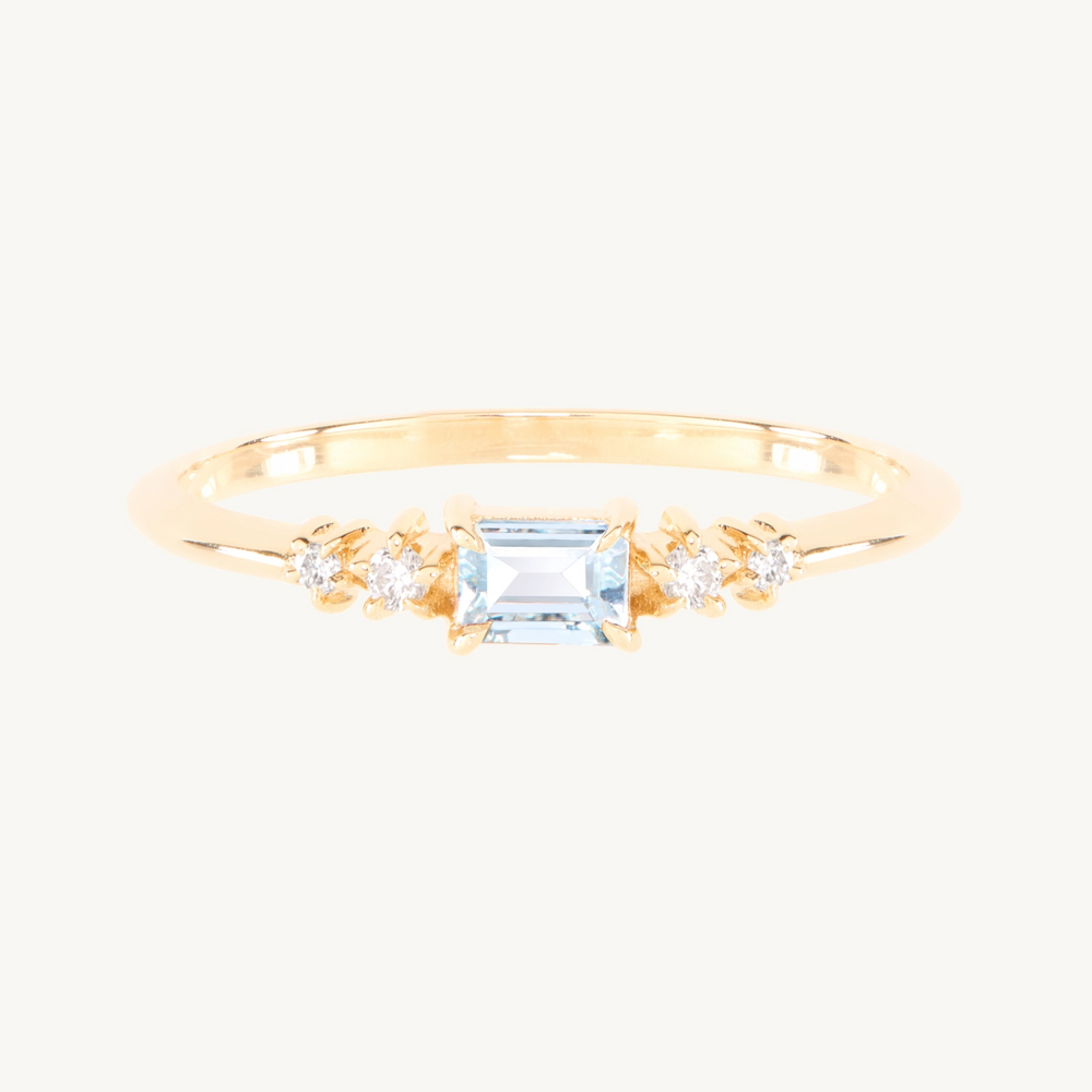 Celeste Aquamarine Ring