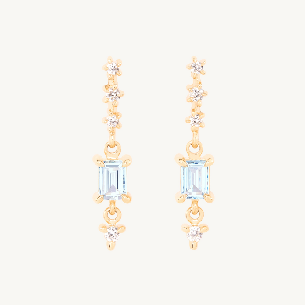 Celeste Aquamarine Earring (Single)