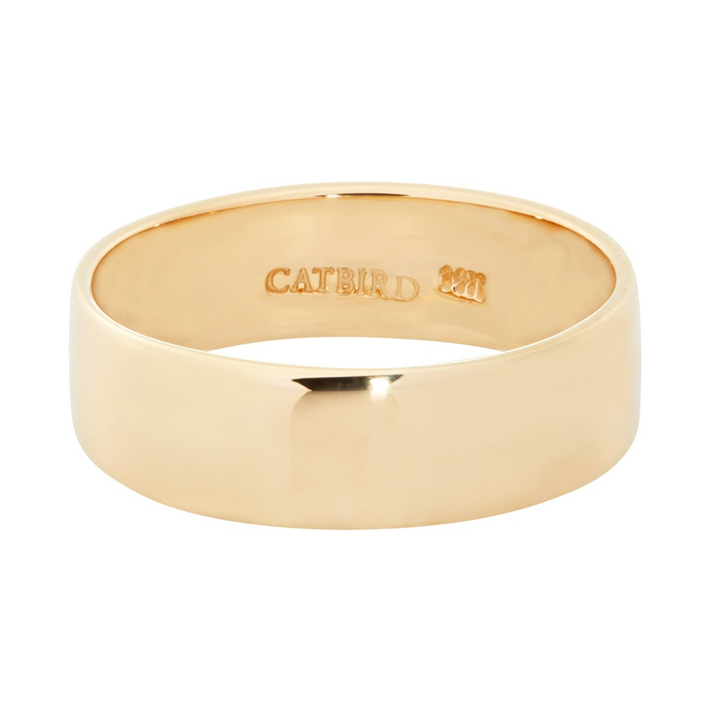 Catbird Classic Wedding Bands, Flat Band, 5Mm