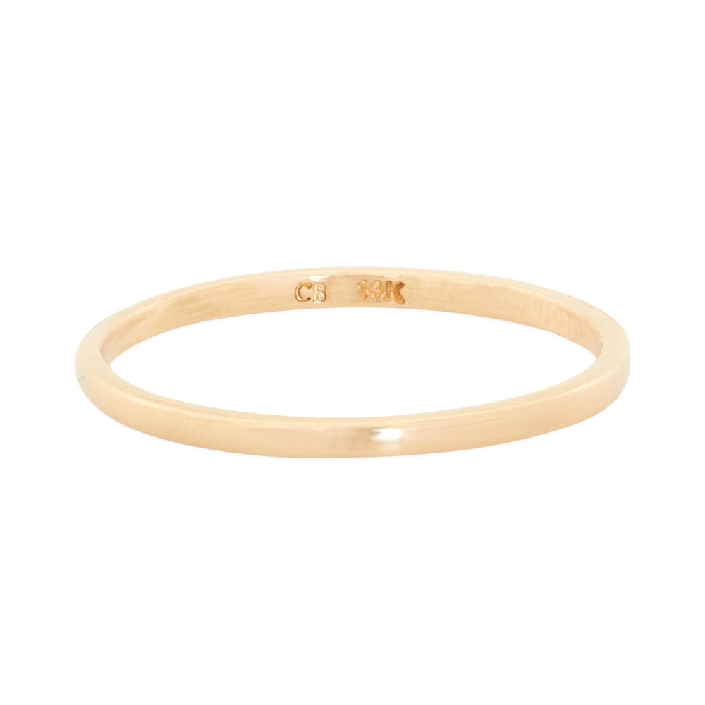 Catbird Classic Wedding Bands, Flat Band, 1Mm