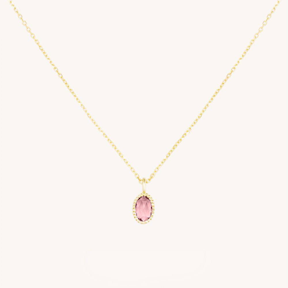 Caravaggio Necklace, Pink Sapphire