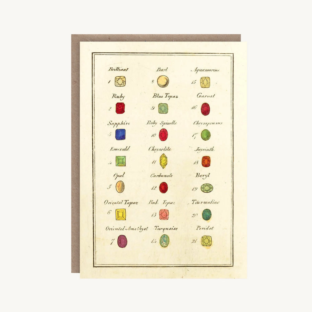 Cabinet Of Gems Greeting Card