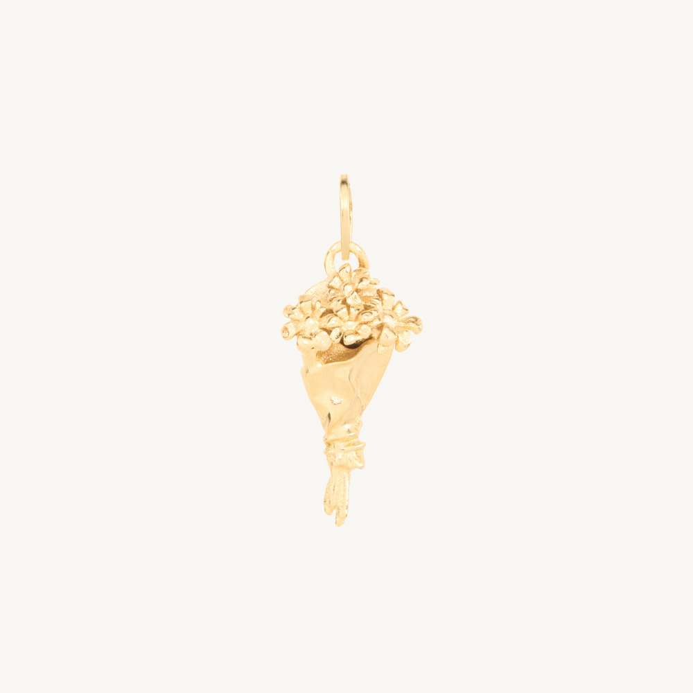 Bodega Flowers Gold Charm
