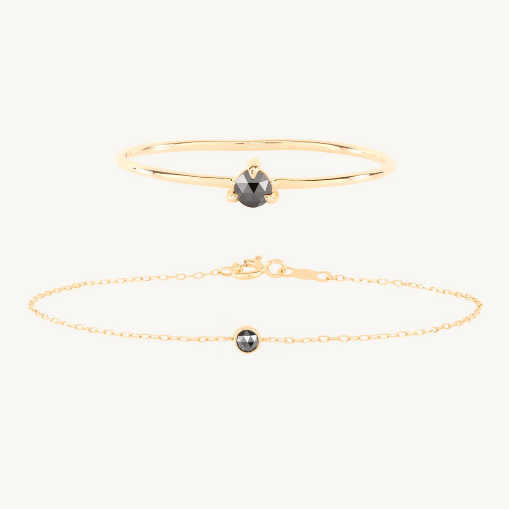Black Diamond Bracelet And Ring Limited Edition Set