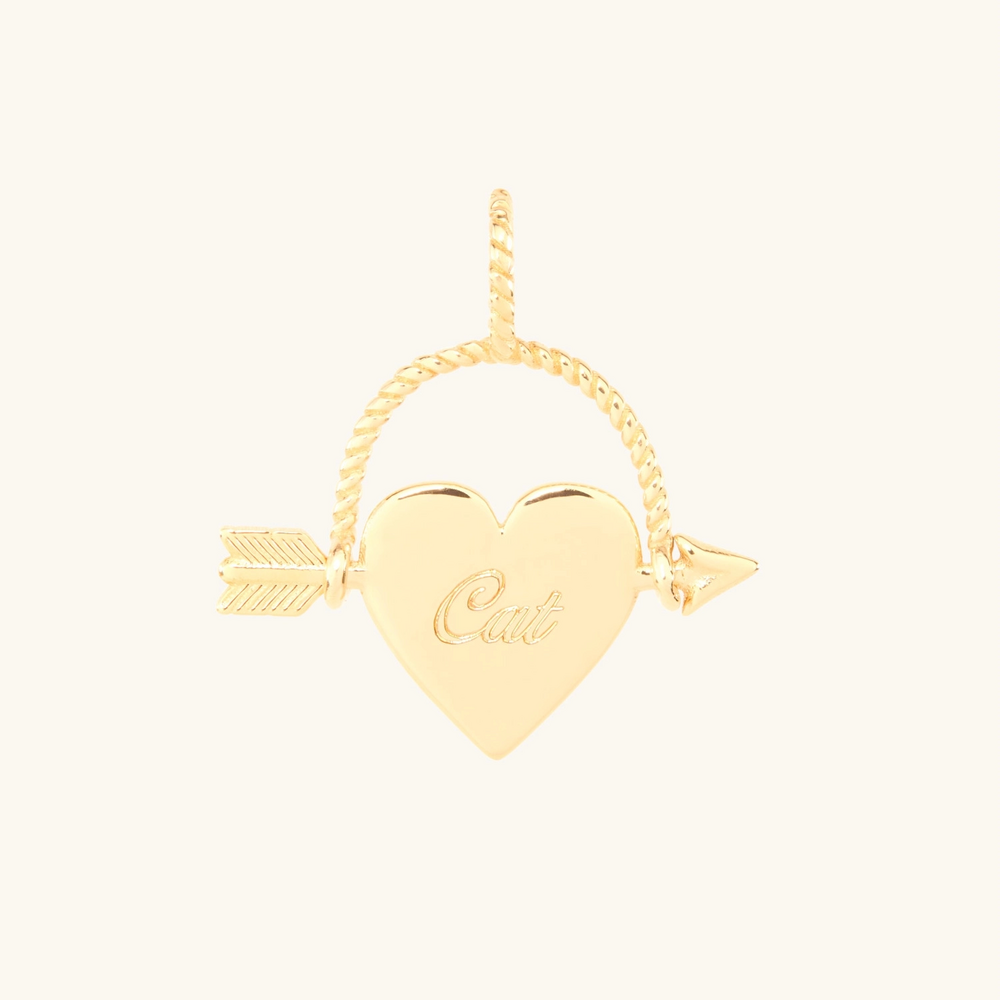 Beloved Heart Spinner Charm