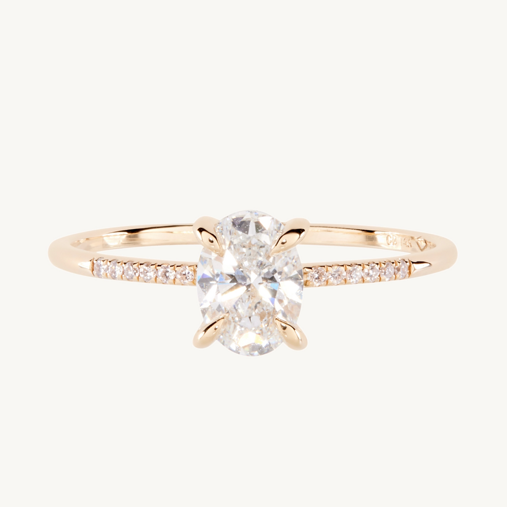 The Swan Solitaire Oval Supreme Lab-Grown Diamond Ring