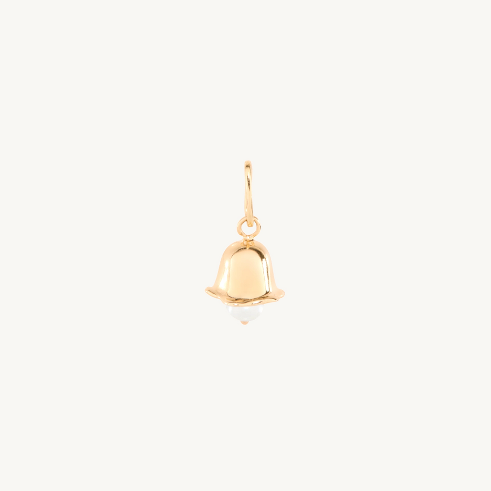 A Flower For You Gold Charm
