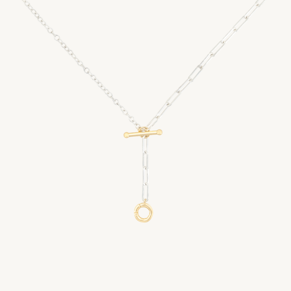 1976 Silver & Gold Toggle Lariat