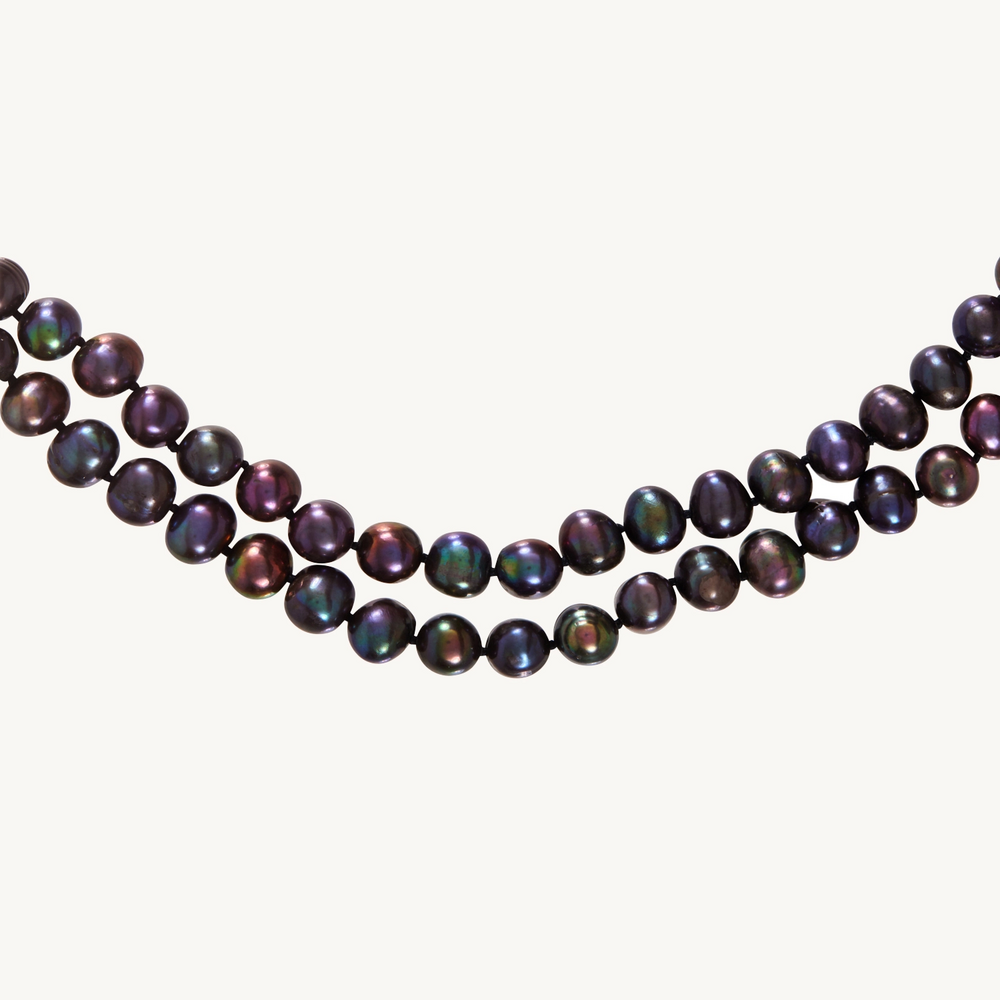 The Pearl Portal Necklace, Midnight