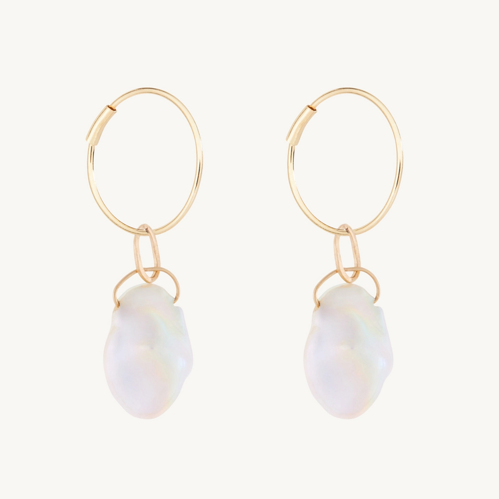 The Filament Hoop & Mermaid's Treasure Earring Set