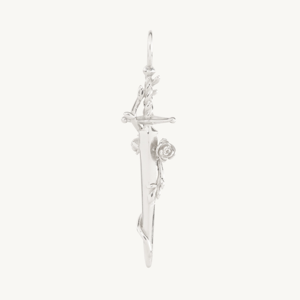 Tender Touches Silver Dagger Charm