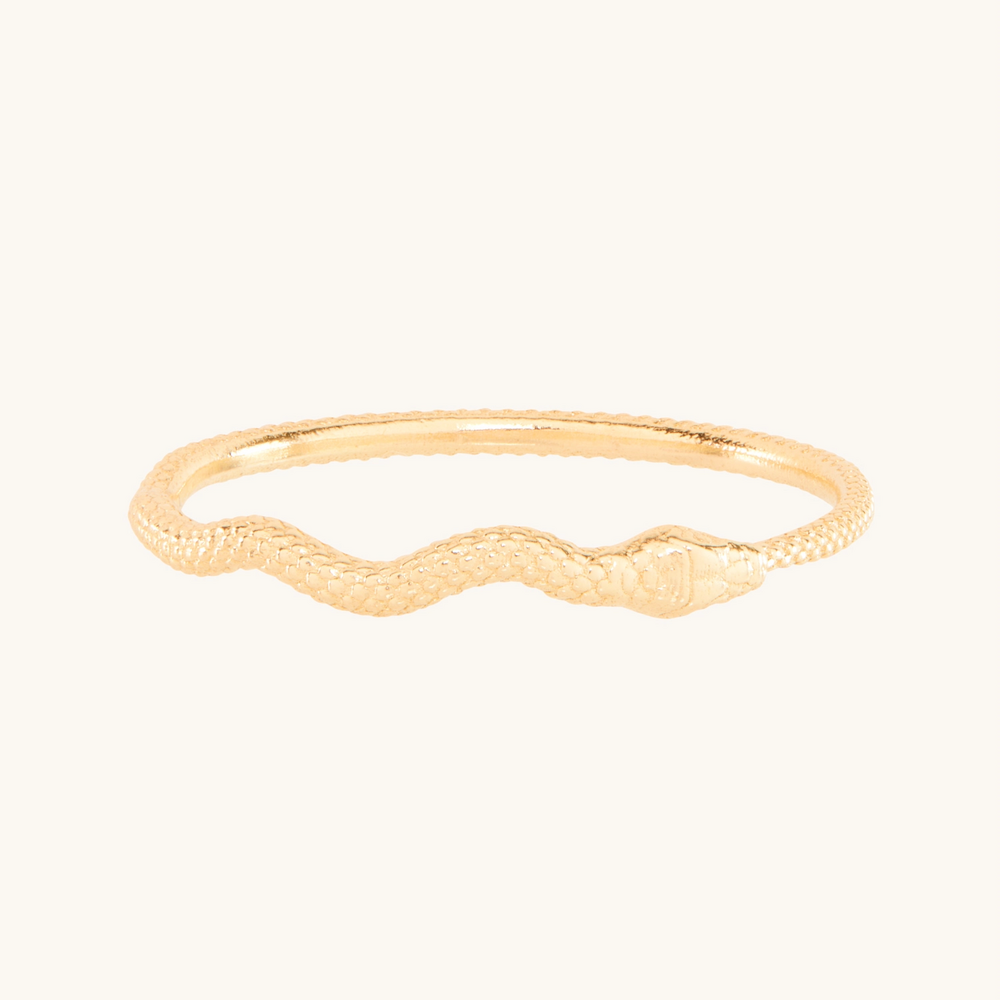 Sylvie Gold Snake Stacking Ring