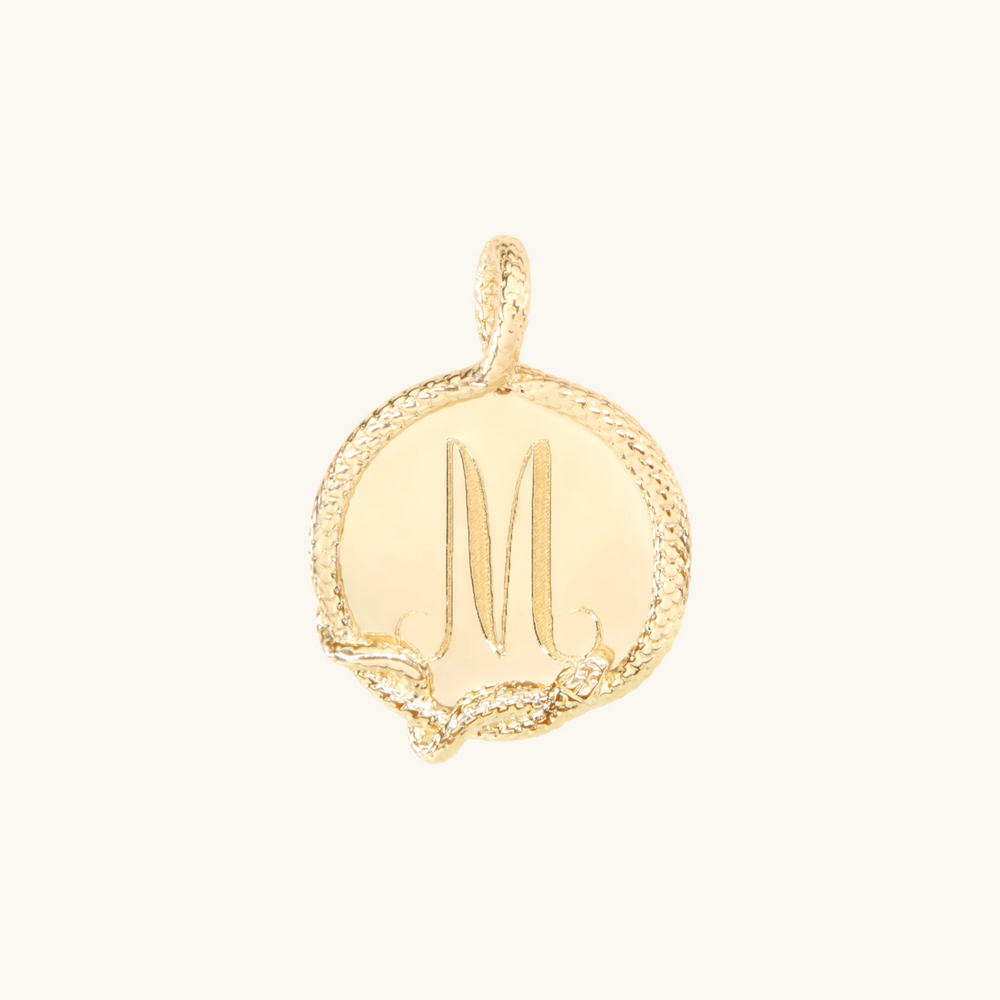 Sylvie Snake Gold Medallion