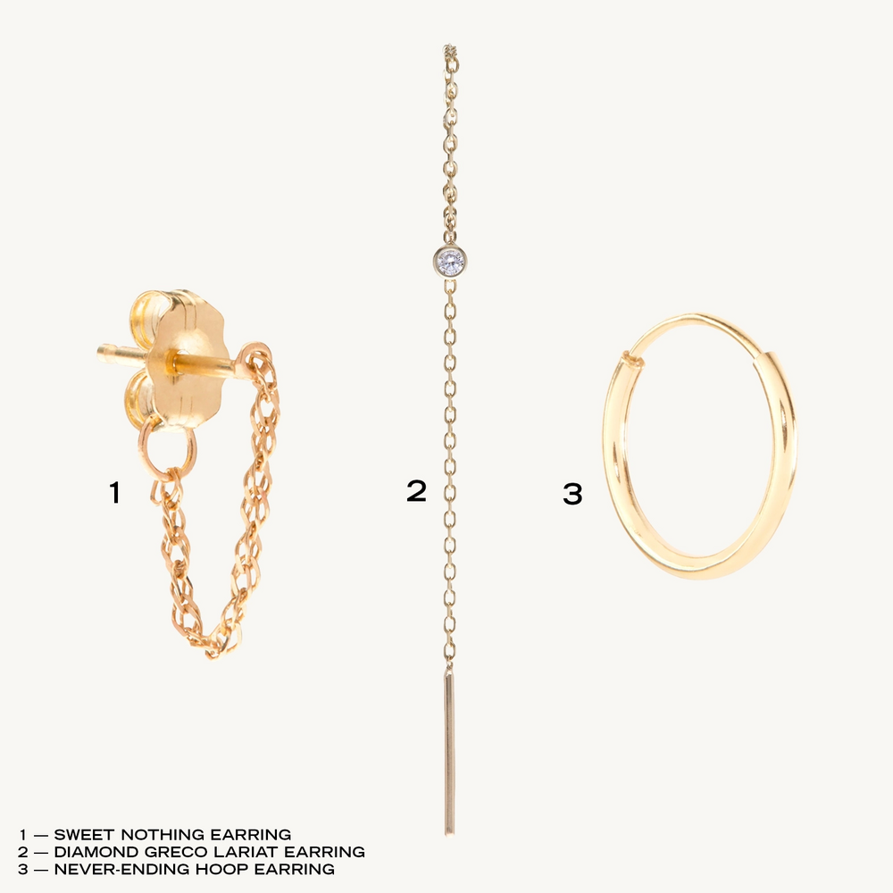 Swinging, Shimmering Earring Set
