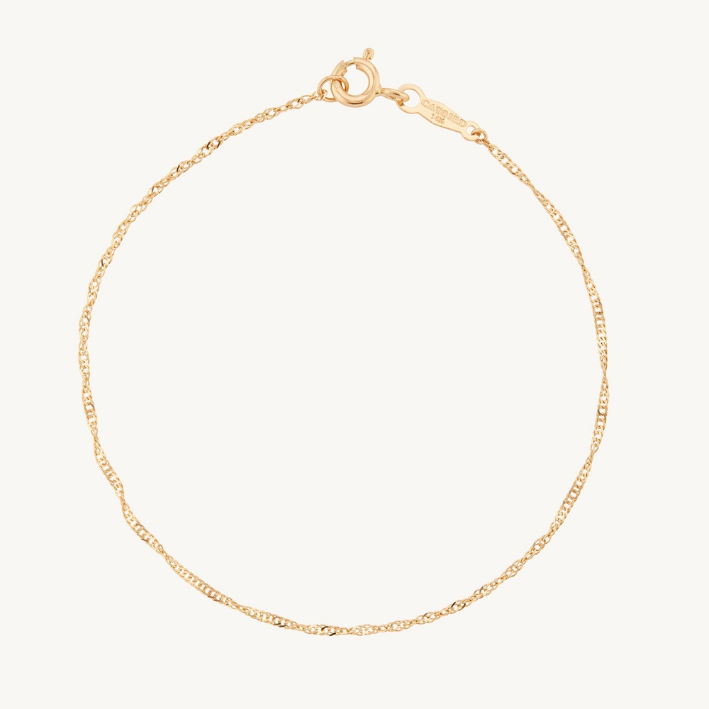 Sweet Nothing Gold Chain Bracelet