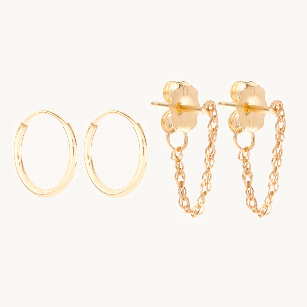 Sweet And Never-Ending Earring Set
