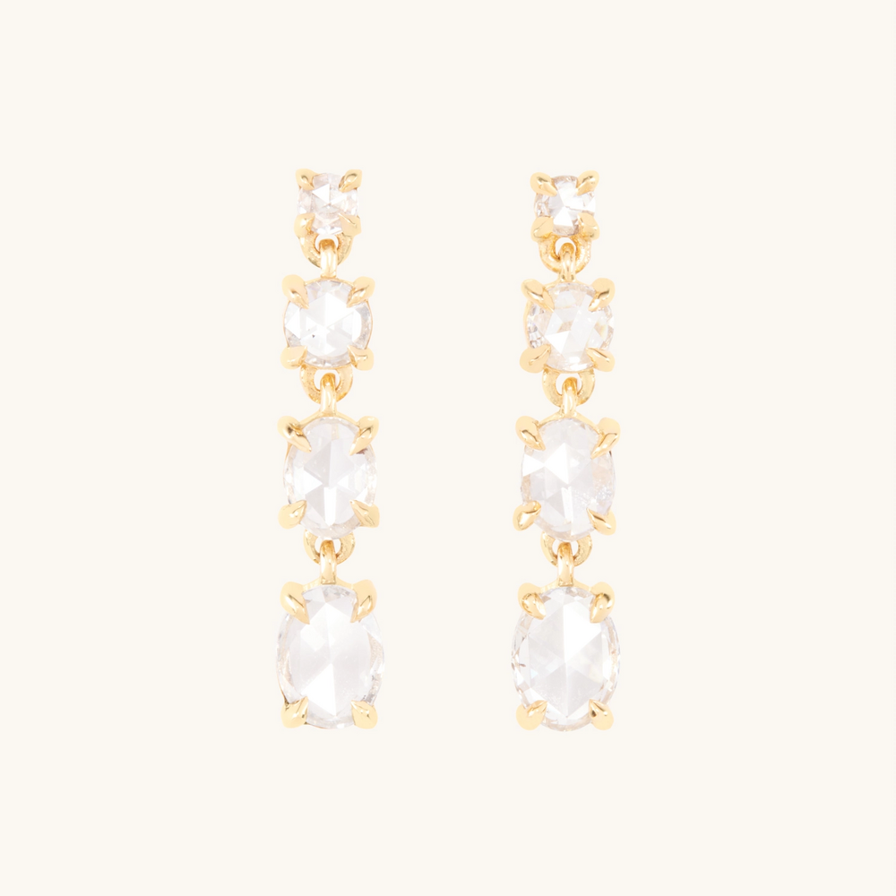 Swan Lake Diamond Earrings (Pair)