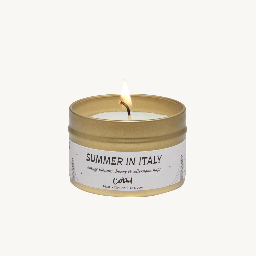 Summer In Italy Travel Candle