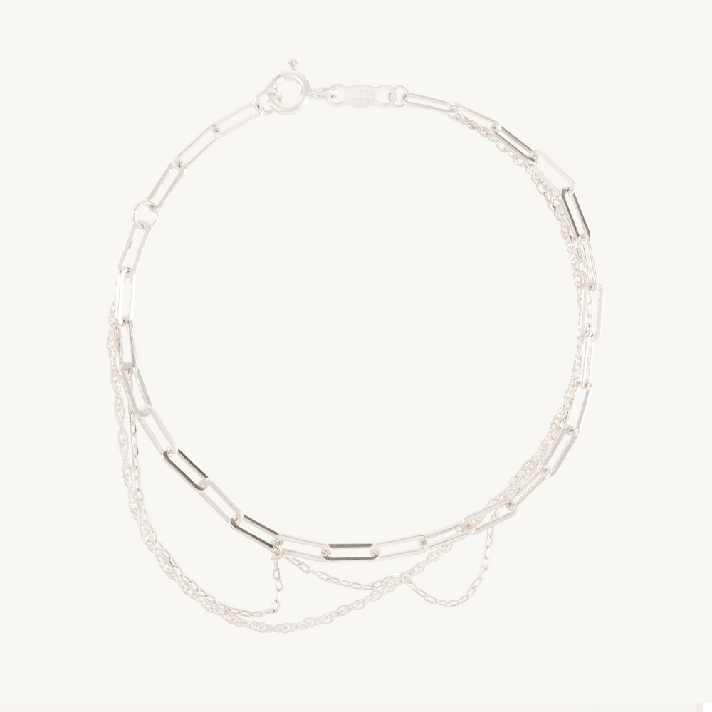 Spun Silver Bracelet
