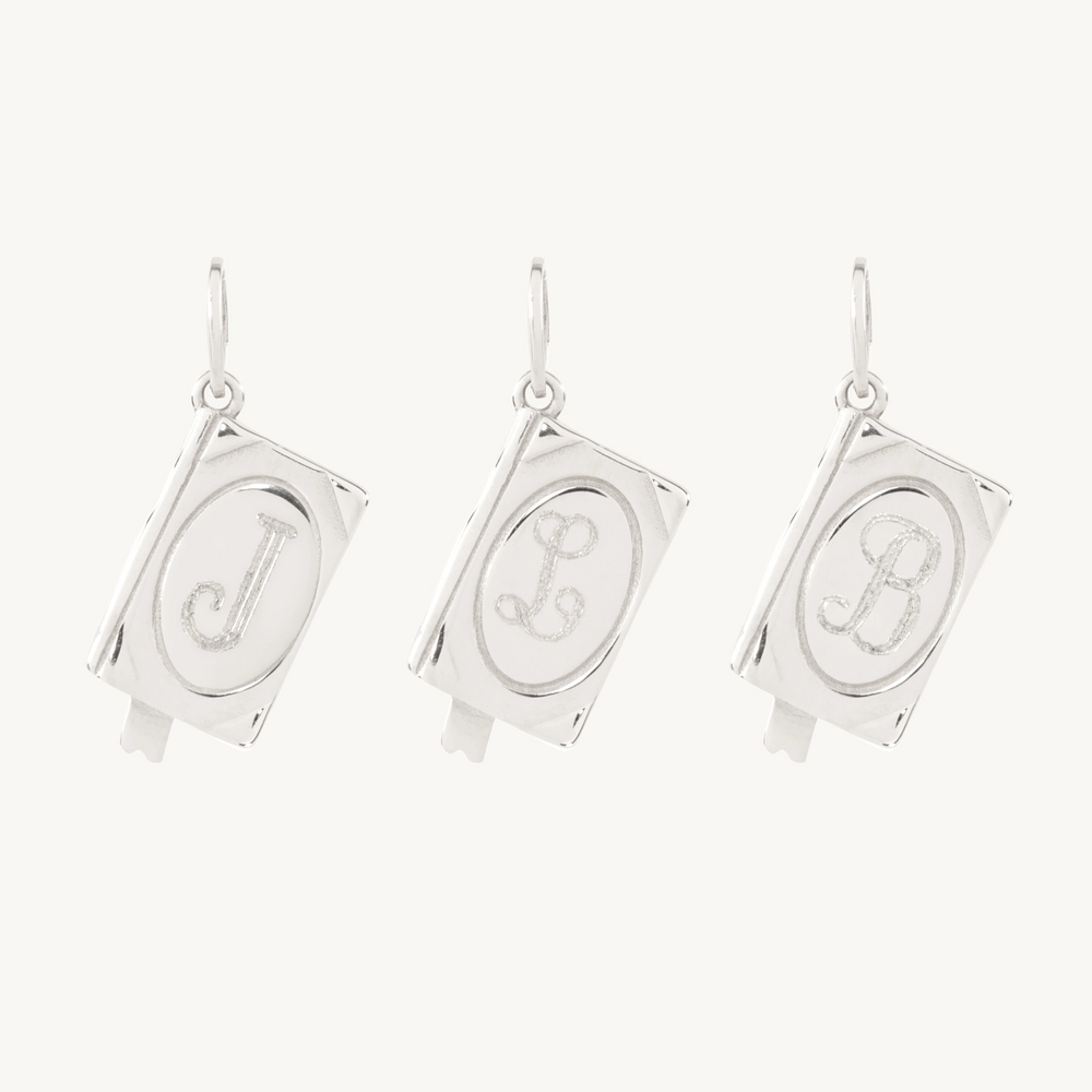 Songbook Silver Book Charm