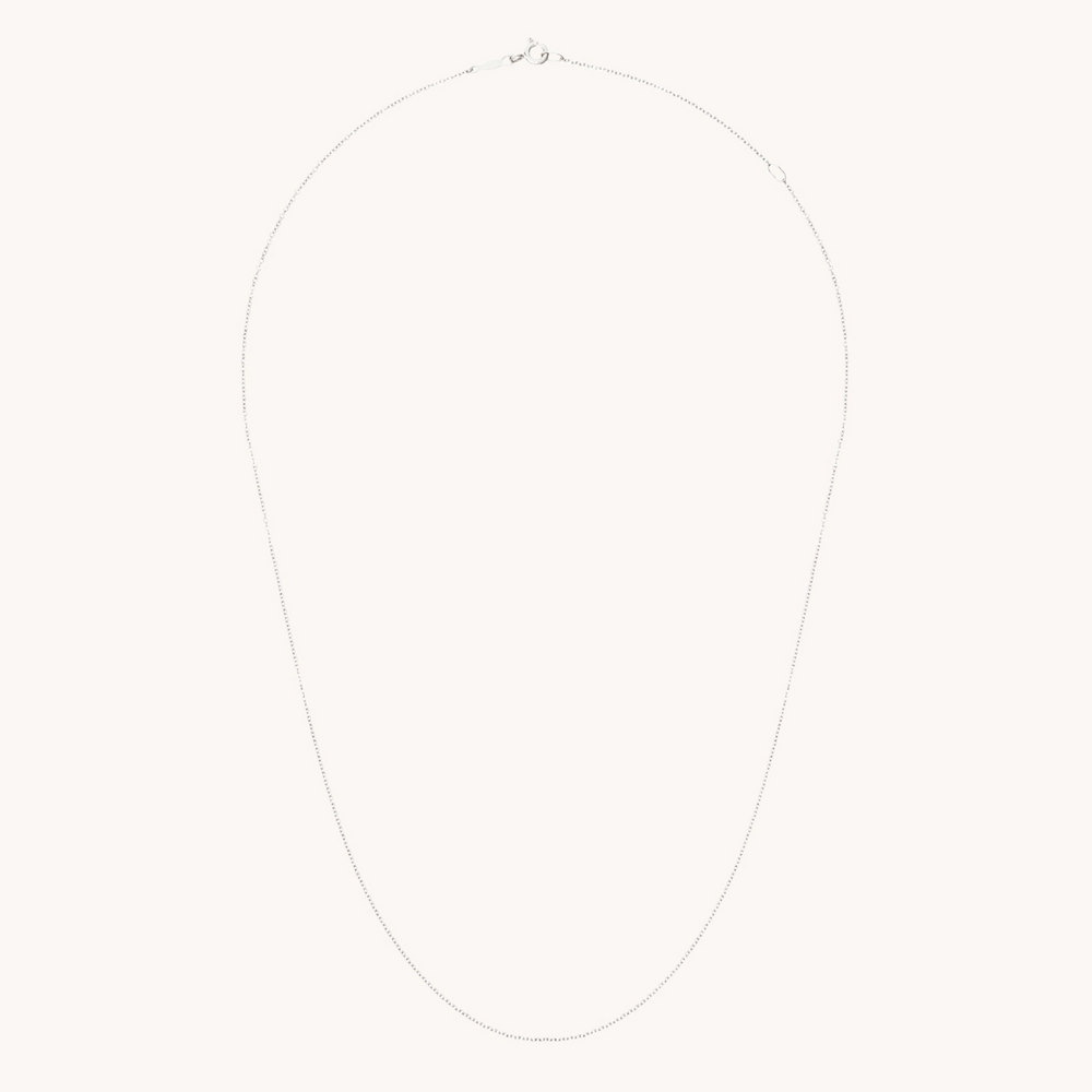 Adjustable Plain Chain, Silver