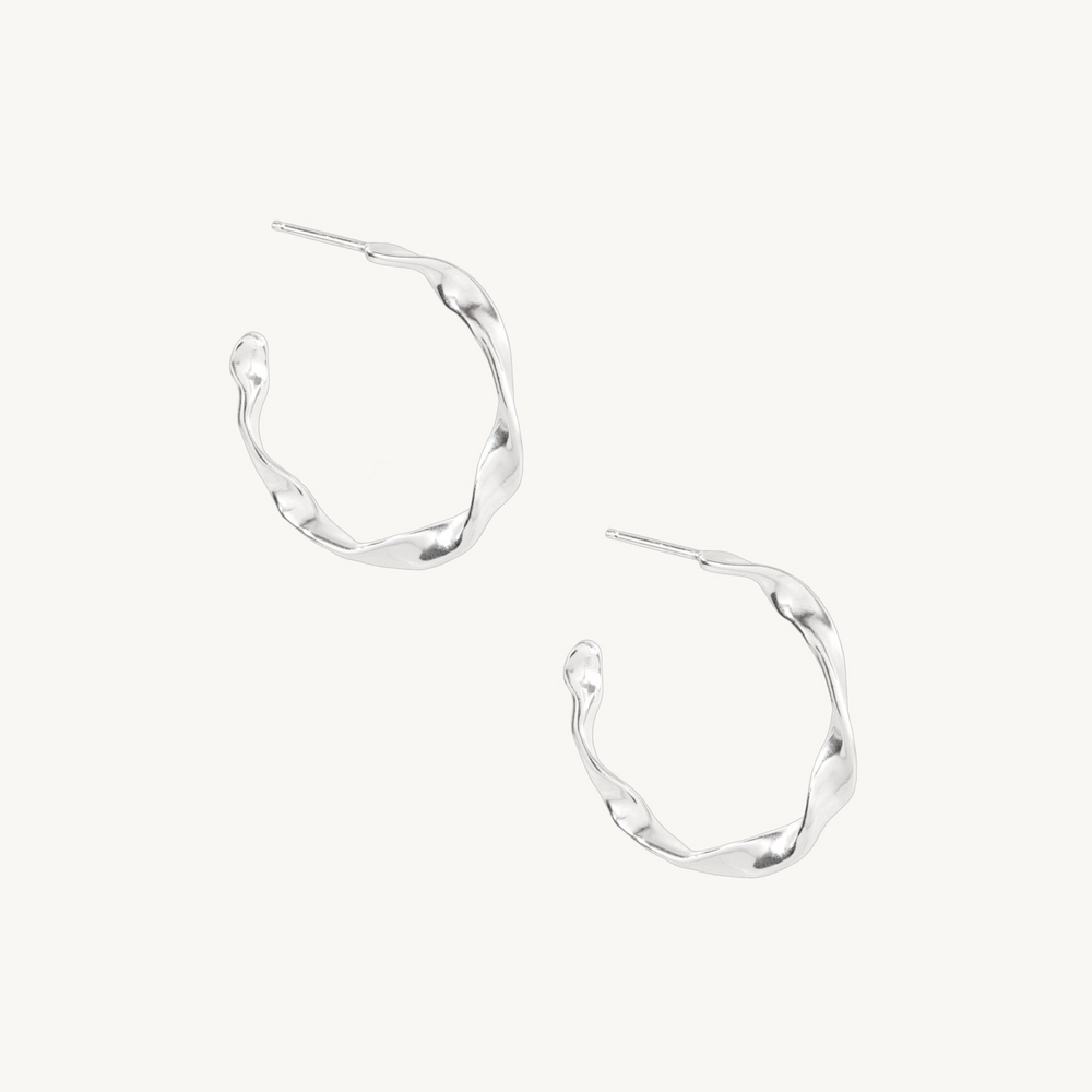Silver Baby Juliette Hoops (Pair)