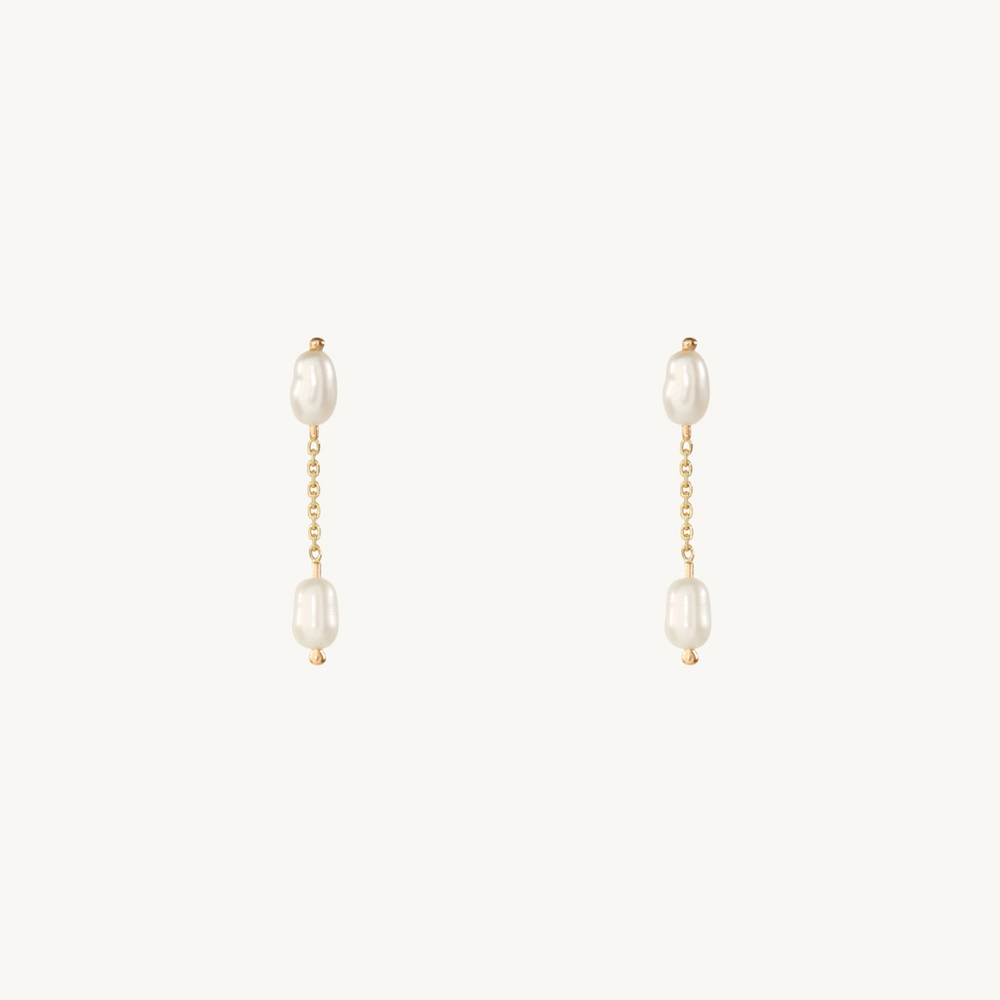 Short Pearl Shower Earring (Single)