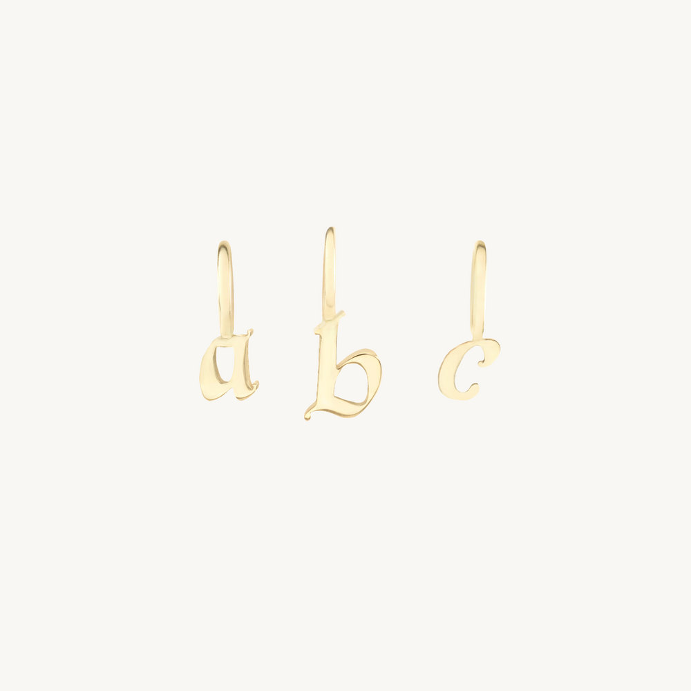 Second Nature Alphabet Gold Charm