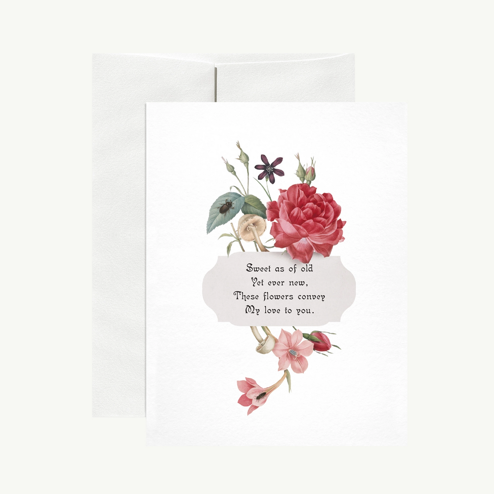 Victorian Love Greeting Card