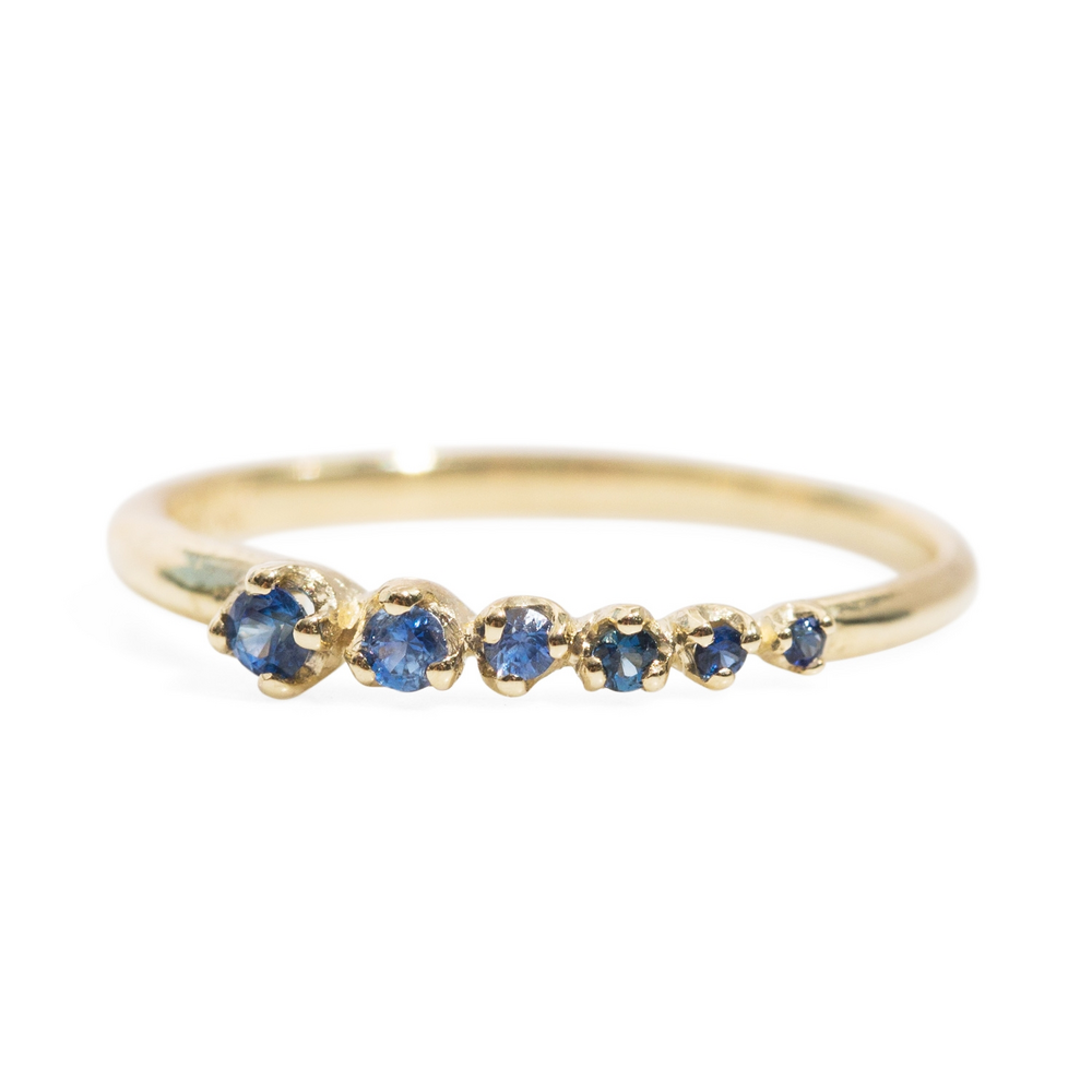 Shooting Star Ring, Sapphire