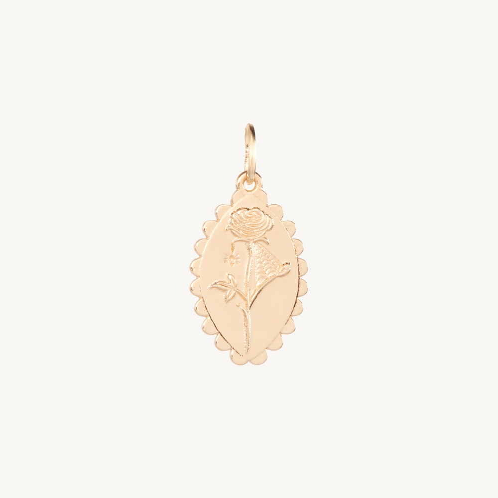 Rose Poem Charm, June