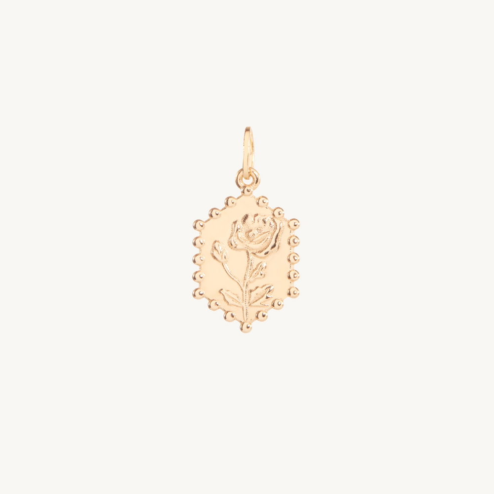 Poppy Poem Charm, August