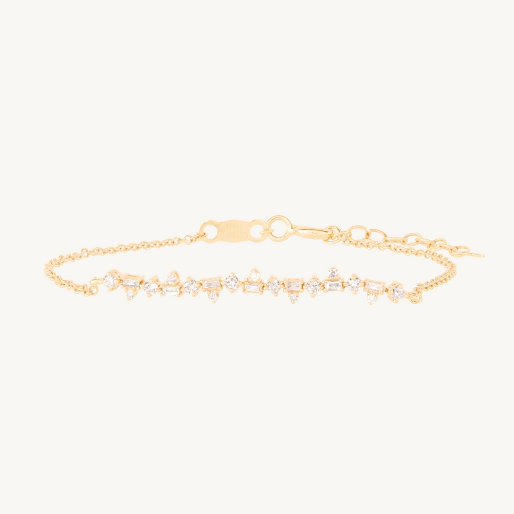 Pointelle Demi Diamond Tennis Bracelet