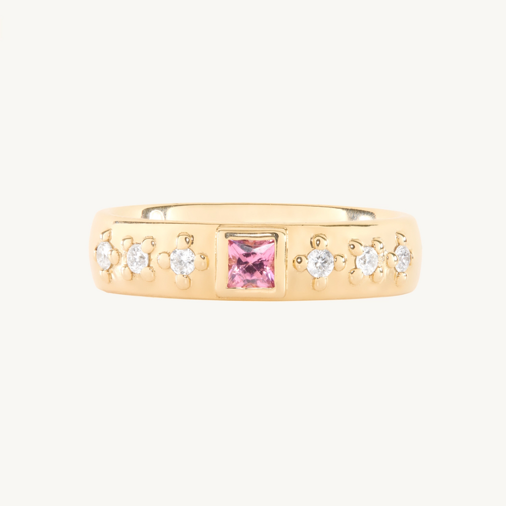 Pink Tourmaline Hera Band