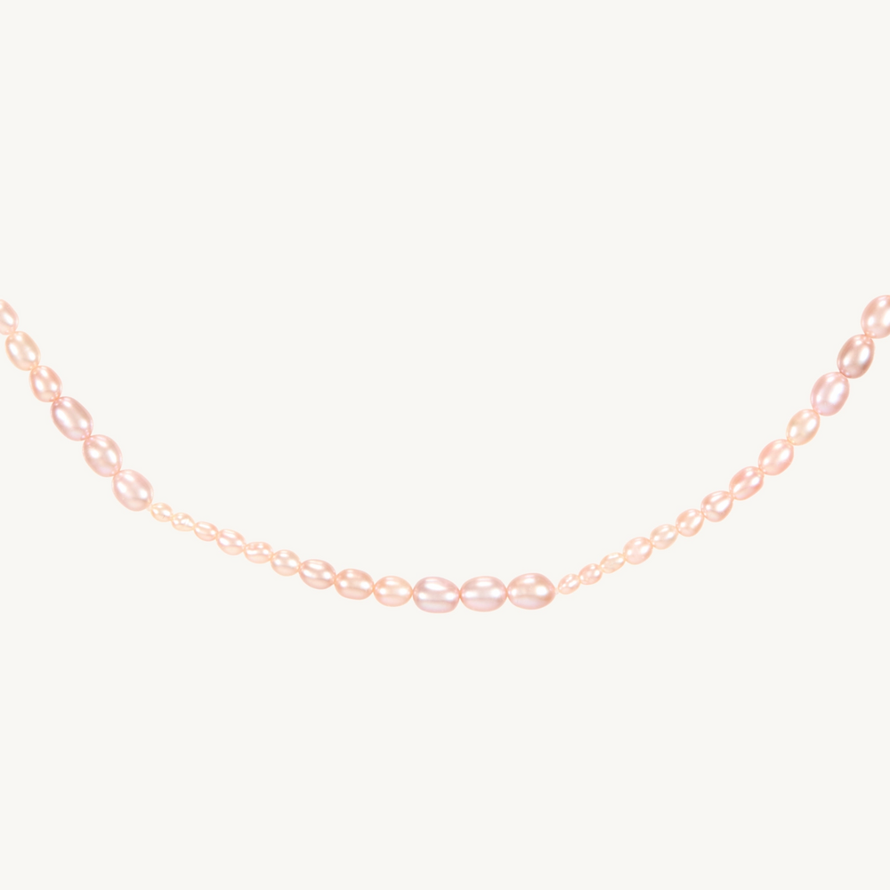 Pink Pearl Dario Opera Necklace