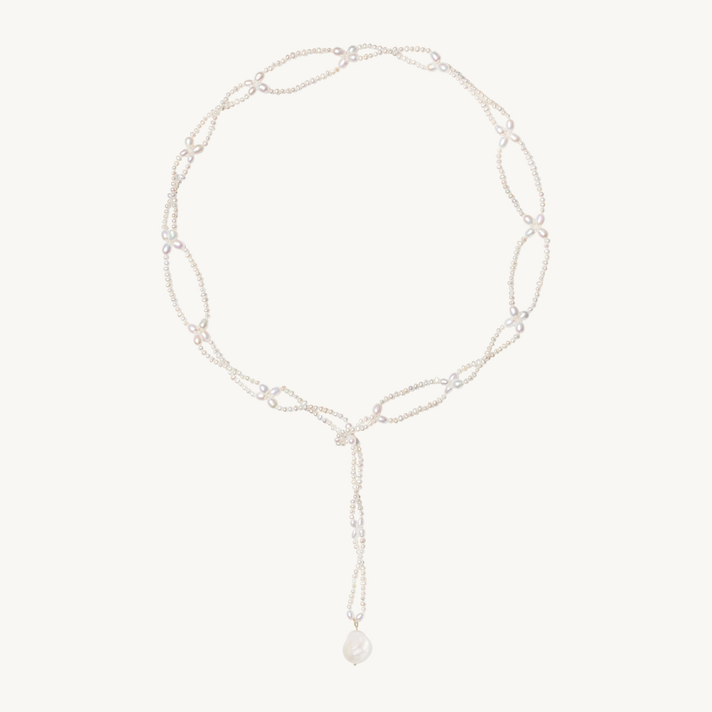 Petal Lariat Necklace
