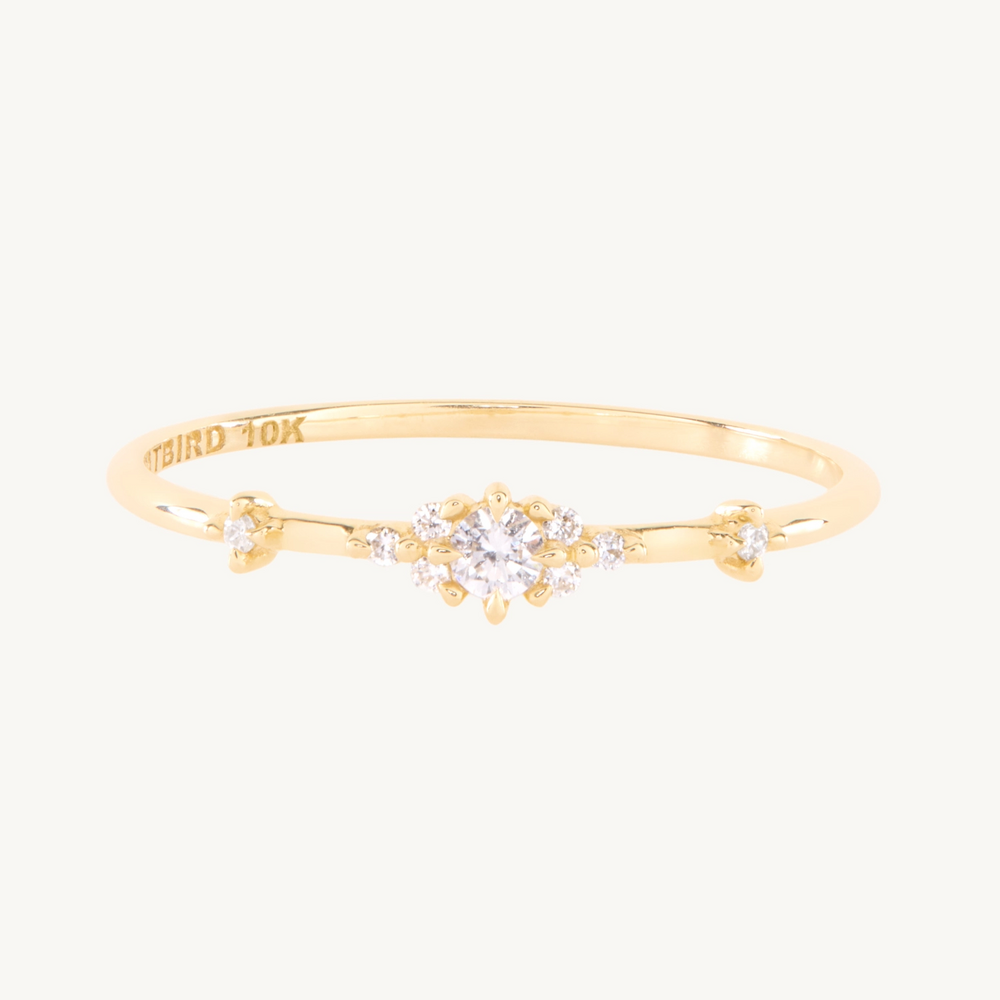 Petal Diamond Ring