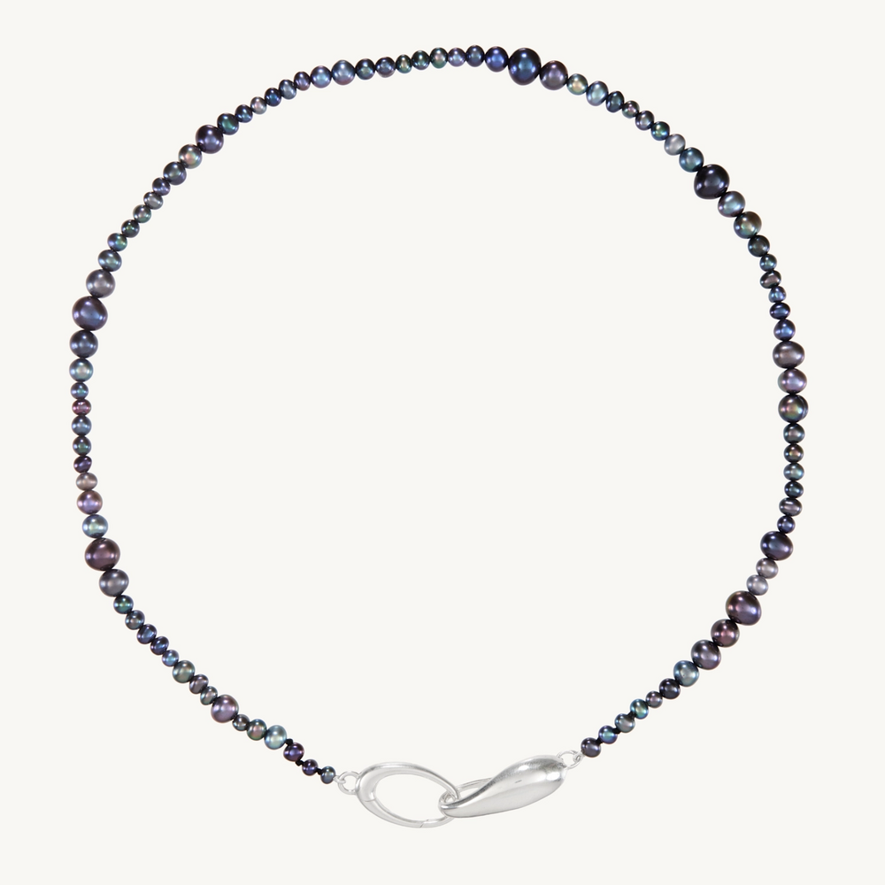 Peacock Pearl Choker