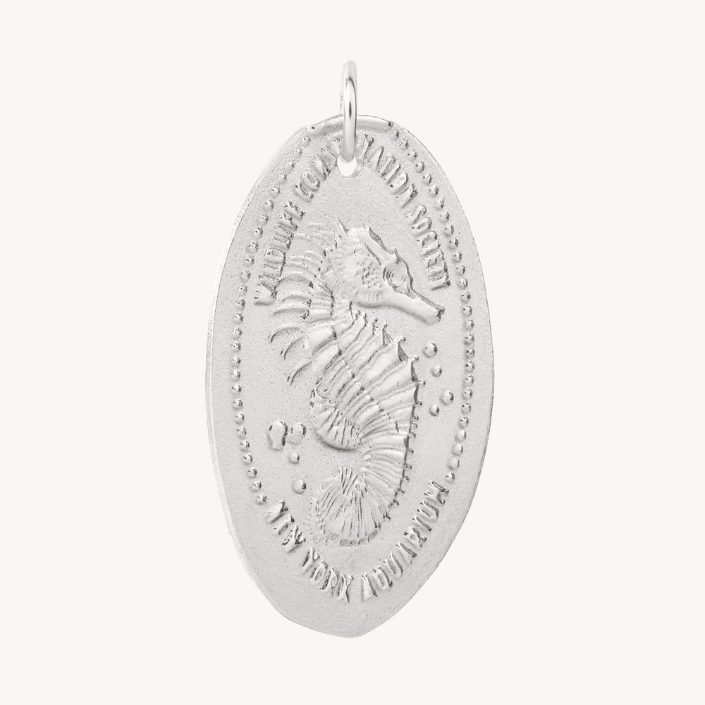 Ny Aquarium Seahorse Souvenir Penny Charm