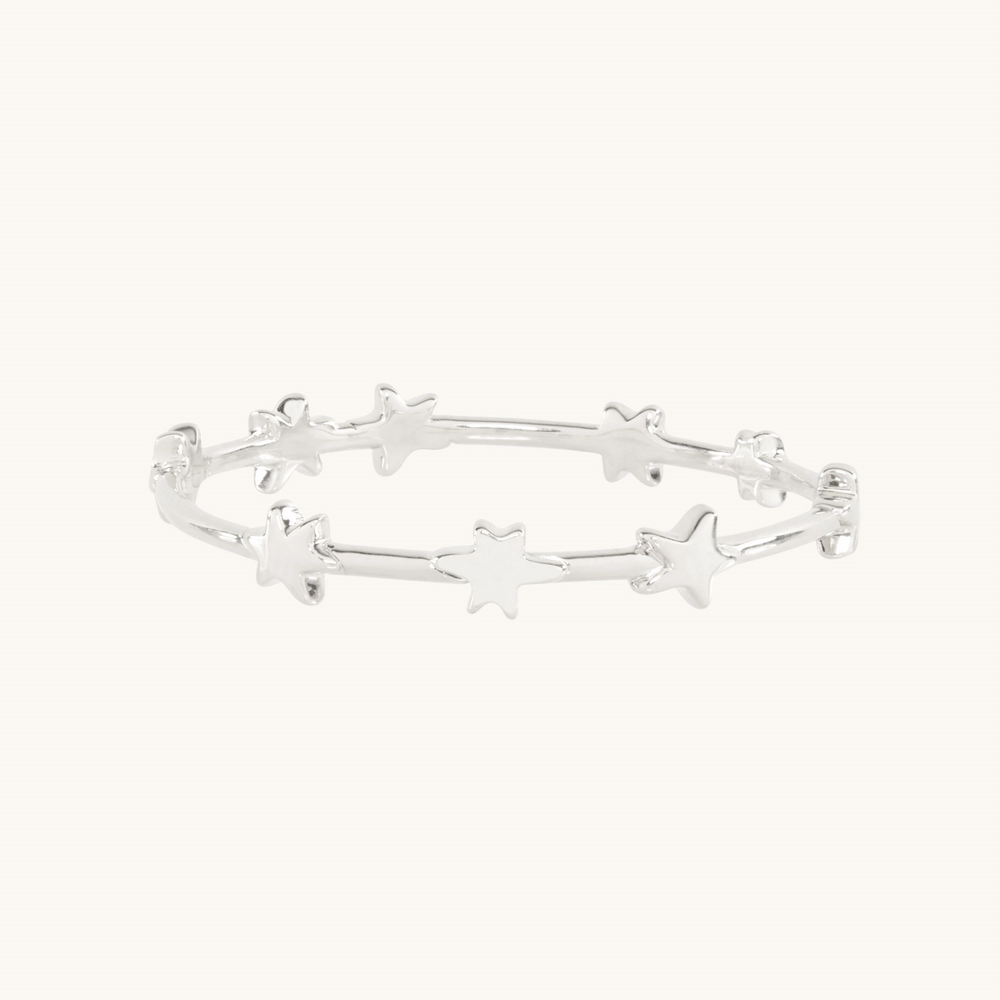 Nocturne Star Ring, Silver