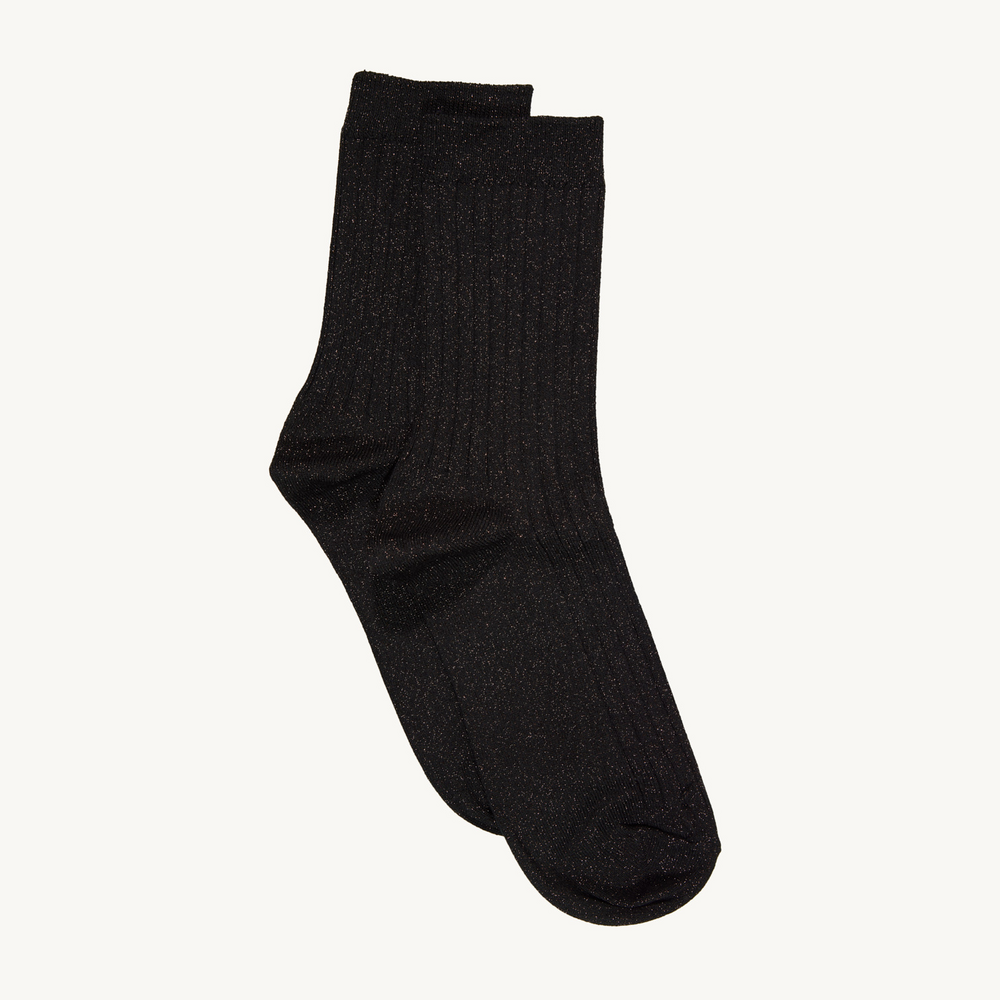 Twinkly Toes Socks, Copper Black