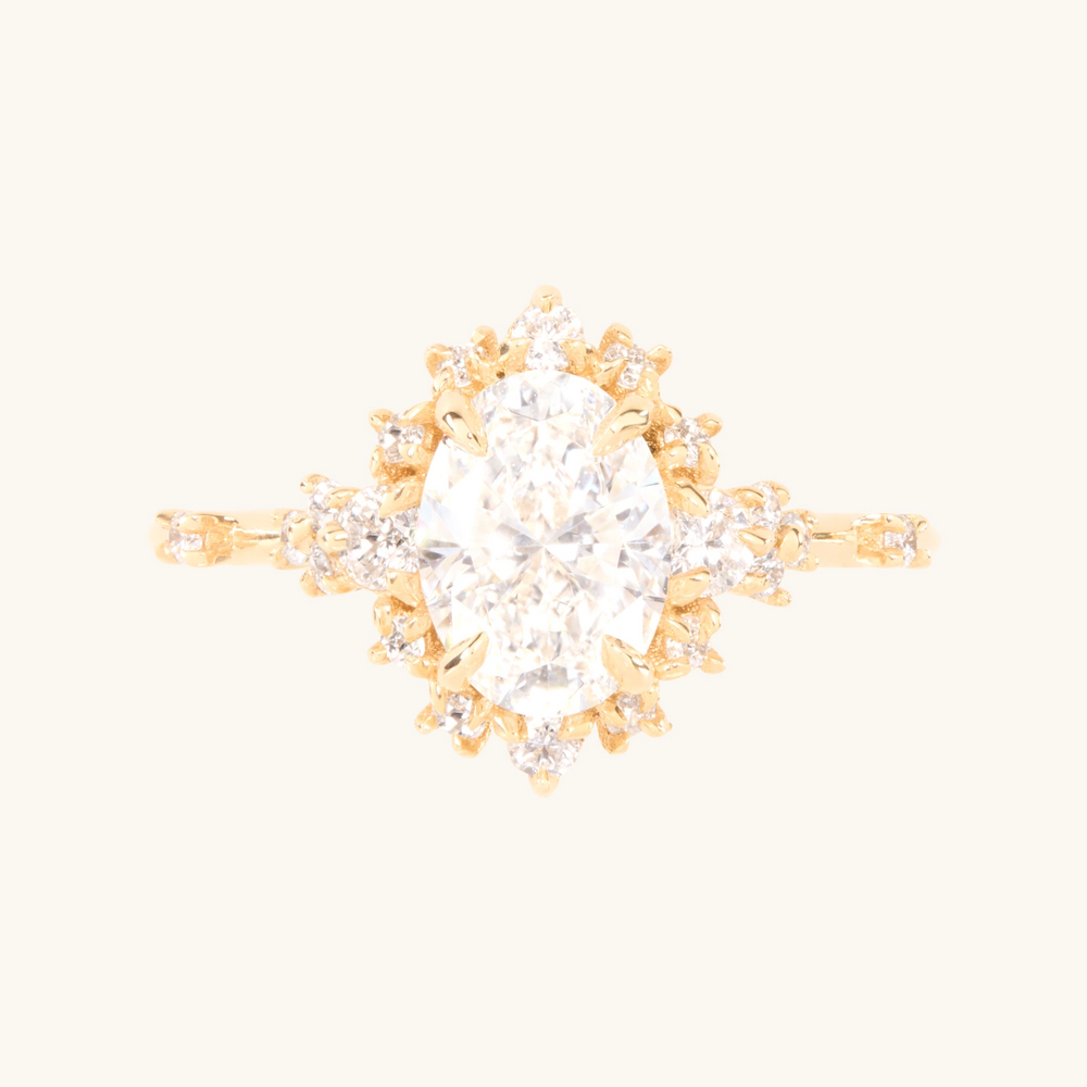 Night At The Ballet Lab-Grown Diamond Ring, Oval
