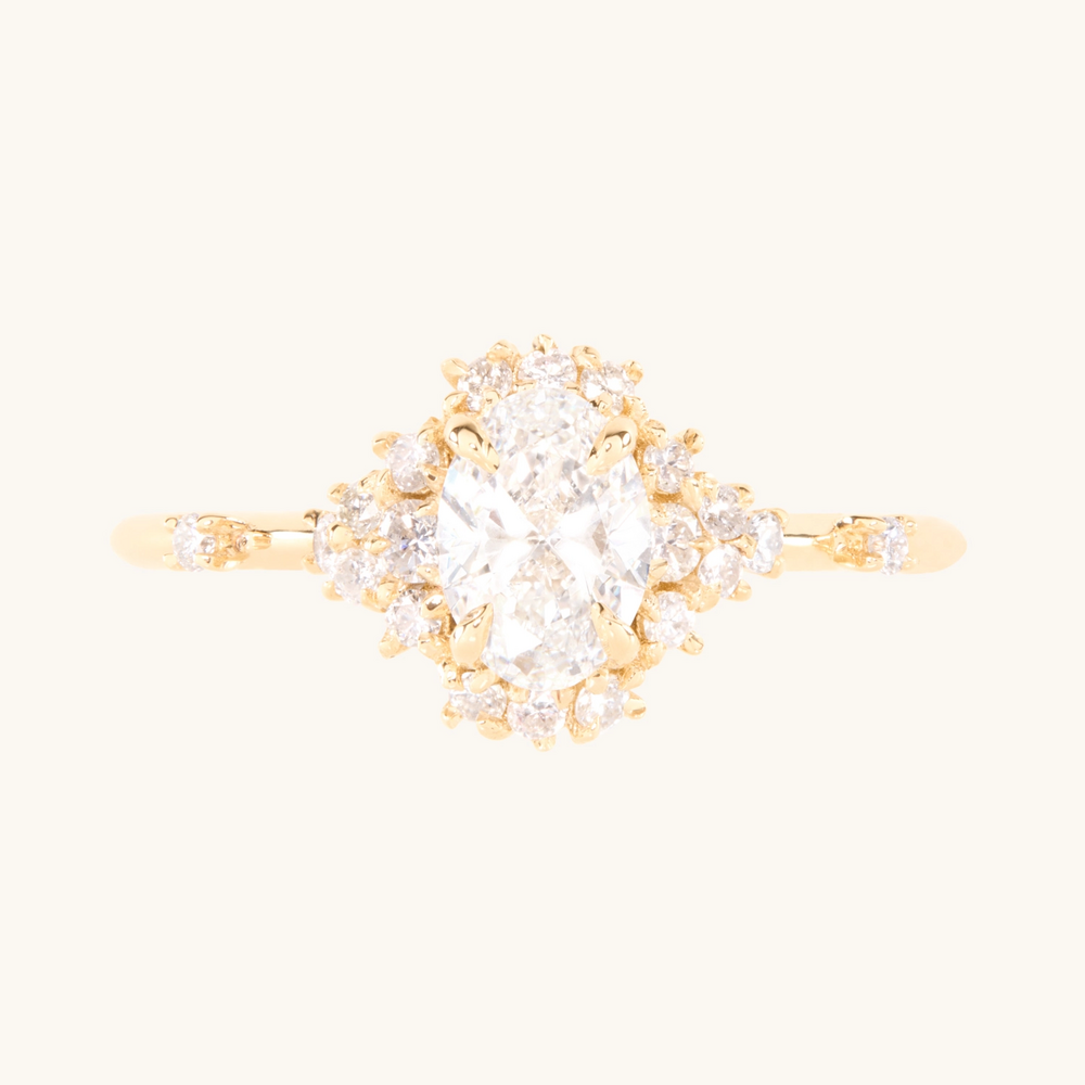 Night At The Ballet Diamond Ring, Oval
