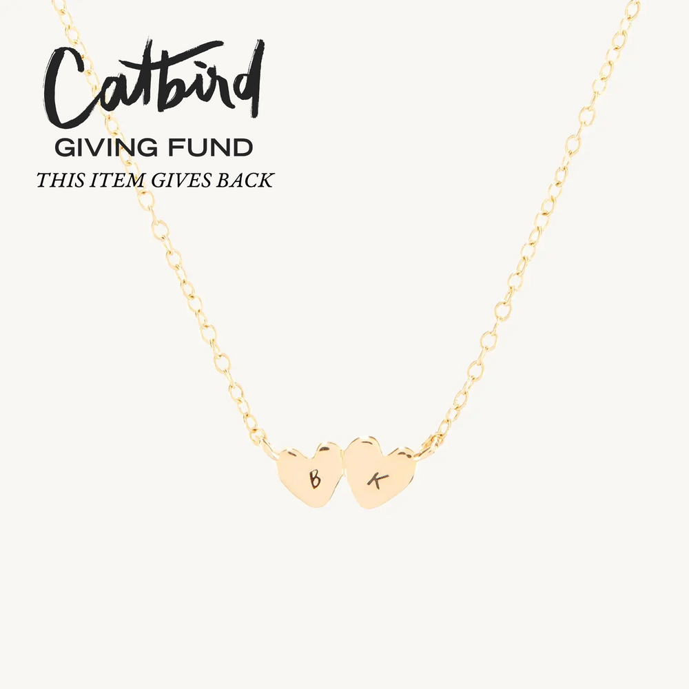 Twin Hearts Necklace
