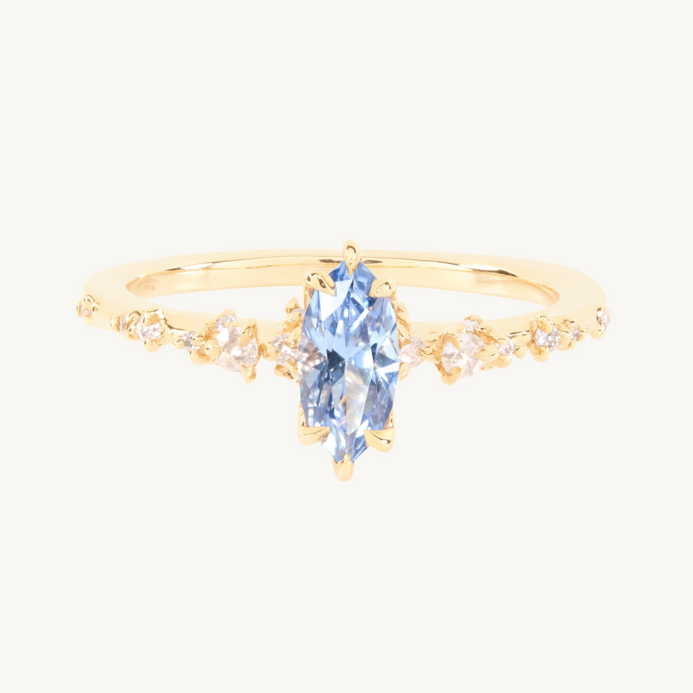 Nereid Marquise Sapphire Ring